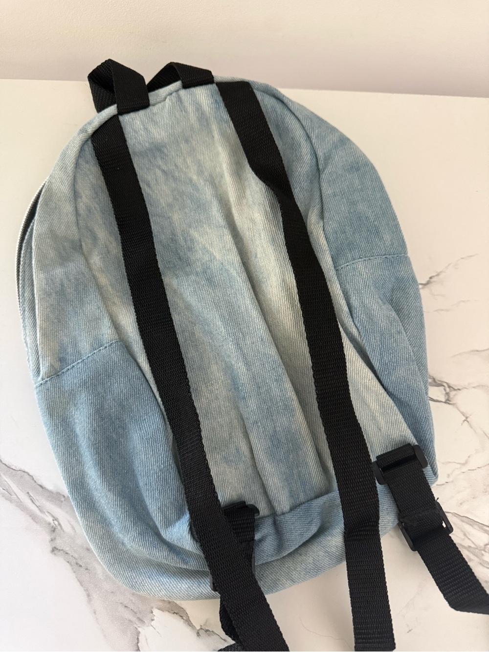 Denim Mini Backpack - Picture 2 of 3